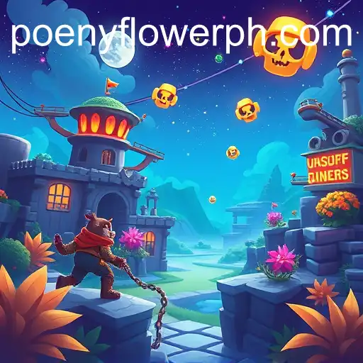 Poenyflower Blossoms in Gaming Scene